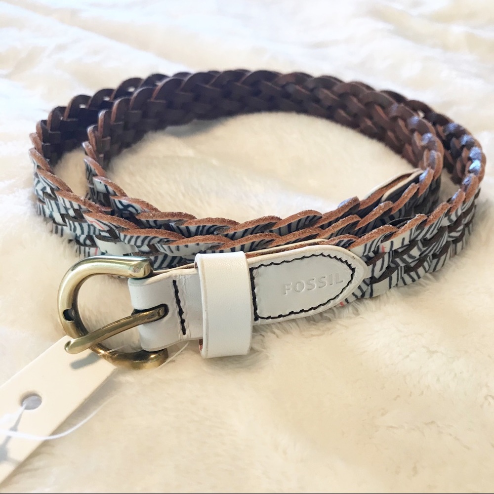 Fossil Belt patterned weave design NWOT